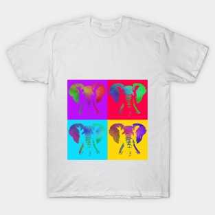 Pop Art - African Elephant T-Shirt